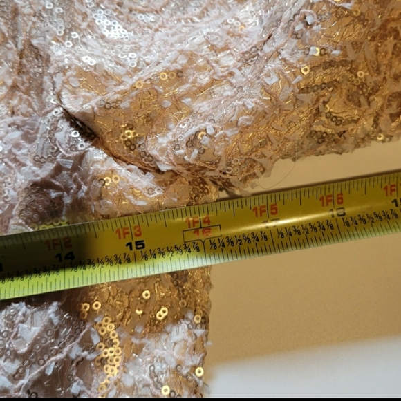 KAY UNGER NEW Sequin Textured Silk Jacket 8 - Picture 5 of 9